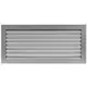 Grille métal industriel 500 x 200 mm zinc - MRF5020Zn