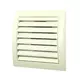 Grille murale 150 x 150 mm avec diamètre 100 - blanc ND10