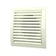 Grille murale 190 x 190 blanc - Ø 125 mm blanc - ND12