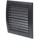 Grille murale 190 x 190 mm anthracite - N12A