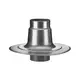 Solin de toit aluminium double paroi 300mm pour ventilateur Penn/Savonius