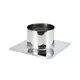 Solin de toit pour ventilateur GEK 150mm en acier inoxydable