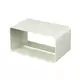 Connecteur rectangulaire en plastique 110 x 55 - KS