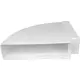 Coude horizontal rectangulaire en plastique à 90° 220x90mm - KLH29-90