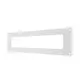 Bride murale rectangulaire en plastique 220 x 55 mm - KF25
