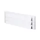 Grille mur extérieur 300 m x 100 mm BLANC