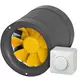 Ventilateur de gaines Ruck Etamaster avec moteur EC - 220 m³/h -Ø 125 mm + régulateur PWM