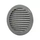 Grille à ailettes diamètre : 100 mm gris - VR100P