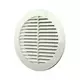 Grille à ailettes diamètre : 150 mm blanc - VR150