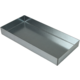 Couvercle 300x80 pour gaine plate galvanisée
