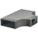 Thermoduct T-Stück 90 Grad 220x80 - 220x80 für Luftkanäle