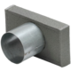 Couvercle de thermoduc 170x80 avec diamètre de raccordement 80 mm pour gaine