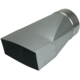 Adaptateur 220x80 mm au diamètre 150 mm pour gaine