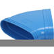 Wavin Ventiza Coude 45 degrés PVC ovale 195x80 mm horizontal M/M