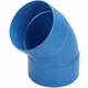 Wavin Ventiza coudée 45 degrés PVC rond par diamètre 125 mm M/M