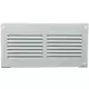 Grille à fente rectangulaire en métal 200 x 100 blanc - MR2010