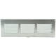 Grille à fente rectangulaire en métal 300 x 100 zinc - MR3010ZN