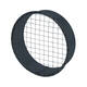 Grille tubulaire Ø 125 mm avec maille pour conduit rigide galvanisé - sur mesure RAL7016