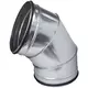 Coude spiralé rond 60° Ø 315 mm pour conduit rigide galvanisé