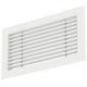 Grille à barreaux en aluminium - avec ressorts de friction - 300x100 mm - RAL 9016
