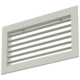 Grille murale simple réglable en aluminium - avec ressorts de friction - 400x300 mm - RAL 9010