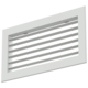Grille murale simple réglable en aluminium - avec ressorts de friction - 600x300 mm - RAL 9016