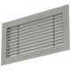 Grille de barreau en aluminium - avec ressorts de friction - 600x200 mm - Aluminium anodisé
