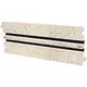 Profilé intermédiaire Ergovent pour grille modulaire enfichable 500 mm - 2 fentes