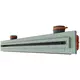 Grille linéaire encastrable sans cadre Ergovent 1000 mm avec diamètre de raccordement 75 mm - standard