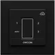 Couvercle noir pour capteur de contrôle encastré Orcon CO₂ 15RF