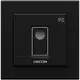Couvercle noir pour détecteur de mouvement Orcon encastré 15RF