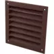 Grille murale extérieure en aluminium 100x100 mm - RAL 8016