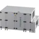 Centrales de traitement d'air Maxivent WTW avec échangeur à contre-courant de 5 000 m³/h et batterie à eau chaude, disposition horizontale à droite - PHE 5000 H WOJR T 01