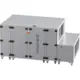 Centrales de traitement d'air Maxivent WTW avec échangeur à contre-courant 7 600 m³/h, avec batterie DX horizontale à droite - PHE 7600 H ODJR T 02