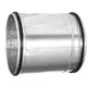 Raccord coulissant étendu pour conduit rigide galvanisé ø 160 mm (galvanisé)