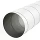 Conduit rigide galvanisé Ø 200 mm longueur 1,5 mètre - galvanisé  - sur mesure RAL9010