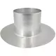Plaque à coller Thermoduct en aluminium pour roof terminal de 150mm de diamètre