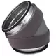 Coude isolé Thermoduct 13mm 45 degrés et 250 mm de diamètre
