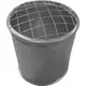 Section supérieure ouverte avec grille diamètre 230 mm