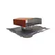 Terminal de toit Econox CTM Ø 125 mm aluminium rouge avec couvercle