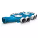 Diffuseur combiné Vent-Axia Uniflexplus 10x Ø90mm avec embout horizontal Ø125mm
