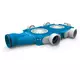 Diffuseur combiné Vent-Axia Uniflexplus 5x Ø90mm avec embout horizontal Ø125mm
