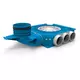 Diffuseur combiné Vent-Axia Uniflexplus 9x Ø69mm avec embout vertical Ø125mm