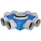 Boîte de sous-distribution de ventilation Vent-Axia Uniflexplus 8x Ø90 mm avec embout Ø180 mm