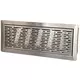 Grille de sol à fentes réglables Vent-Axia Uniflexplus - acier inoxydable brossé - VRVBS