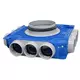 Boîte de sous-distribution Vent-Axia Uniflexplus 12x Ø69mm raccordement latéral avec embout Ø180mm