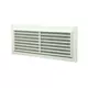 Grille de ventilation rectangulaire grillagée 130 x 300 blanc - VR1330