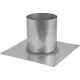 Plaque de sol pour tube diamètre 130 mm - 200 mm hauteur courbure soudée I304