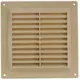 Grille de ventilation carrée grillagée 150 x 150 mm beige - VR1515Y