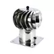 Tourelle de ventilation alimentée par le vent Cowl 150 mm en acier inoxydable avec solin de toit incluse - 65m3/h